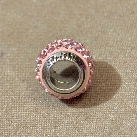 🆕 Brighton Cupid’s Kiss bead Five rows of Pale pink crystals Retired Gift ready - Picture 4 of 8